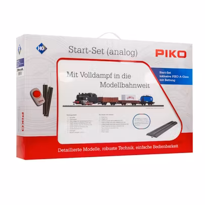 Start Set Tren Electric PIKO HO 57113 – Set cu Sine, Locomotiva si Vagoane-1