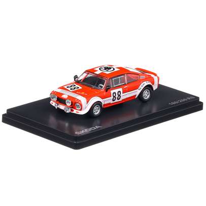 Skoda 200RS 1975, macheta auto 1:43, #88, rosu, Abrex-2
