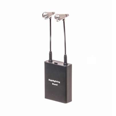 Lampa pt iluminat cu 2 led-uri pe cablu flexibil negru