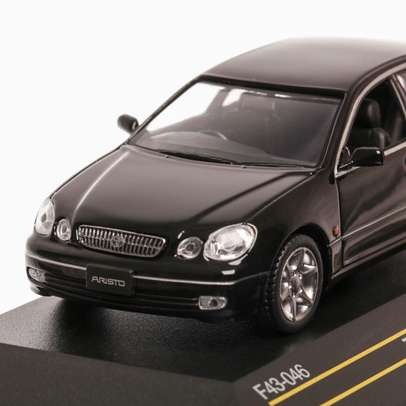 Toyota Aristo 2001, macheta auto scara 1:43, negru, First 43 Models