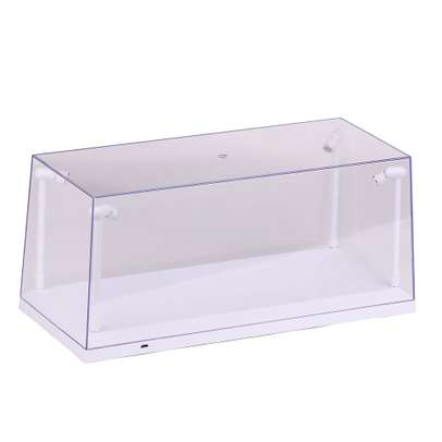 Vitrina expunere machete cu 4 leduri scara 1:18 alba