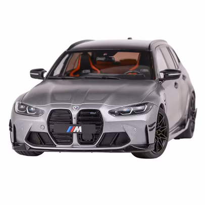 Macheta BMW M3 Touring G81 Performance 2024 Gri 1:18 Solido - vedere din fata